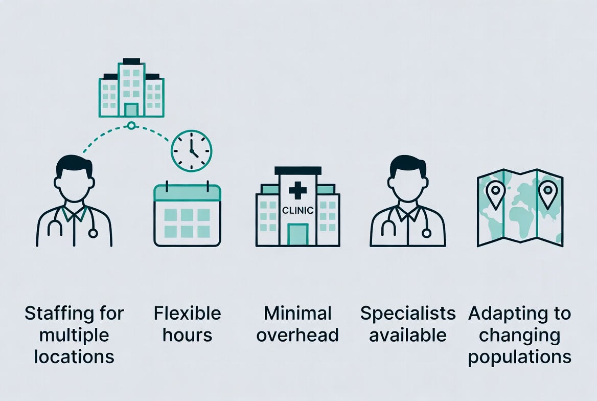 A list of step by step benefits from telemedicine